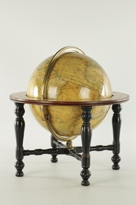Lot 765 - A 19TH CENTURY S.S. EDKINS 12" LIBRARY GLOBE