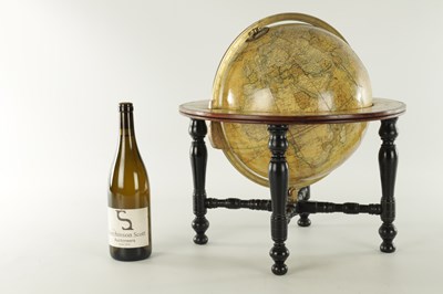 Lot 765 - A 19TH CENTURY S.S. EDKINS 12" LIBRARY GLOBE