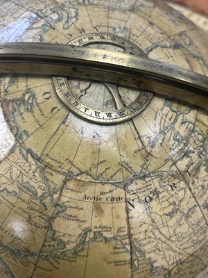 Lot 765 - A 19TH CENTURY S.S. EDKINS 12" LIBRARY GLOBE