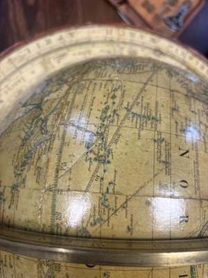 Lot 765 - A 19TH CENTURY S.S. EDKINS 12" LIBRARY GLOBE