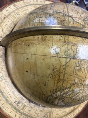 Lot 765 - A 19TH CENTURY S.S. EDKINS 12" LIBRARY GLOBE