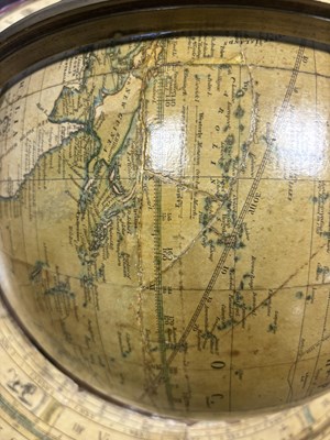 Lot 765 - A 19TH CENTURY S.S. EDKINS 12" LIBRARY GLOBE