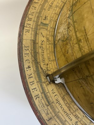 Lot 765 - A 19TH CENTURY S.S. EDKINS 12" LIBRARY GLOBE