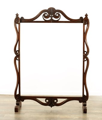 Lot 150 - A REGENCY ROSEWOOD FIRE SCREEN
