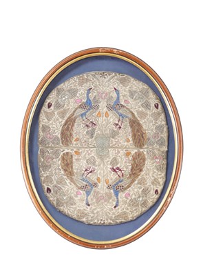 Lot 63 - A 19TH CENTURY INDIAN WIRE WORK TAPESTRY PANEL