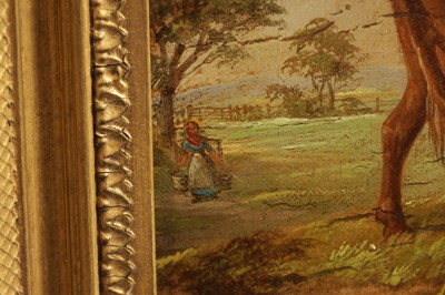 Lot 668 - ATT. THOMAS SIDNEY COOPER (BRITISH 1803 - 1902) A 19TH CENTURY OIL ON CANVAS CATTLE IN A TREE-LINED LANDSCAPE