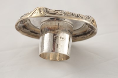 Lot 142 - A PAIR OF REGENCY SILVER CANDLESTICKS