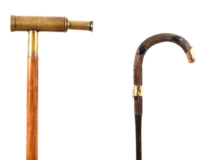 Lot 302 - TWO 19TH CENTURY WALKING STICKS