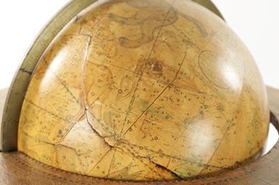 Lot 881 - A PAIR OF 18TH CENTURY AND LATER TERRESTRIAL AND CELESTIAL GLOBES ON GLOBES