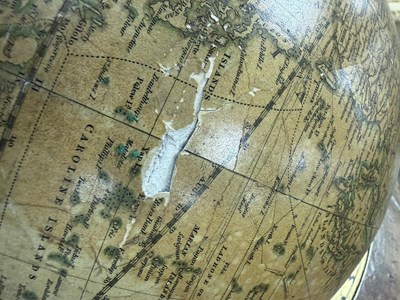Lot 881 - A PAIR OF 18TH CENTURY AND LATER TERRESTRIAL AND CELESTIAL GLOBES ON GLOBES