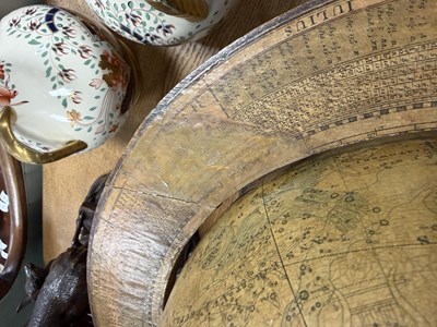Lot 881 - A PAIR OF 18TH CENTURY AND LATER TERRESTRIAL AND CELESTIAL GLOBES ON GLOBES