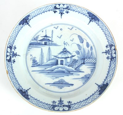 Lot 44 - A LATE 18th CENTURY BLUE AND WHITE DELFT...