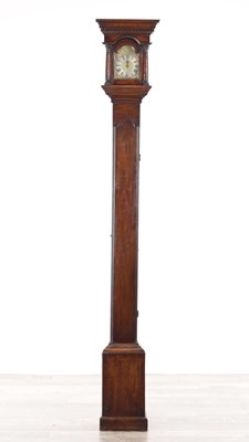 Lot 944 - ABRAHAM WESTON, LEWES. A SMALL EARLY 18TH CENTURY CASED LANTERN CLOCK