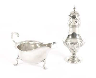 Lot 192 - TWO EARLY 20TH CENTURY SILVER TABLEWARE ITEMS