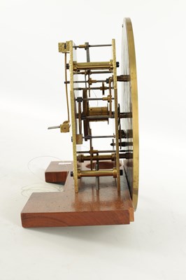 Lot 990 - GUSTAV HORSTMANN, BATH. A FINE MID 19TH CENTURY FIGURED MAHOGANY WALL REGULATOR CLOCK