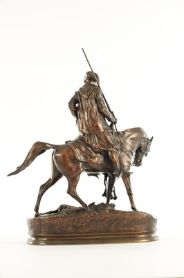 Lot 584 - ATT PIERRE-JULES MENE (1810 - 1879) A 19TH CENTURY FRENCH PATINATED BRONZE FIGURAL SCULPTURE