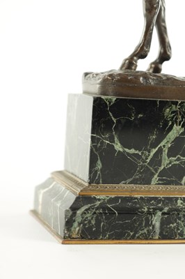 Lot 607 - EMILE PINEDO (1840-1916) A 19TH CENTURY PATINATED BRONZE FIGURE OF NAPOLIAN ON HORSEBACK
