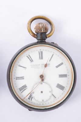 Lot 1151 - A COLLECTION OF TWO POCKET WATCHES AND A STOPWATCH