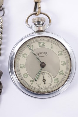 Lot 1151 - A COLLECTION OF TWO POCKET WATCHES AND A STOPWATCH