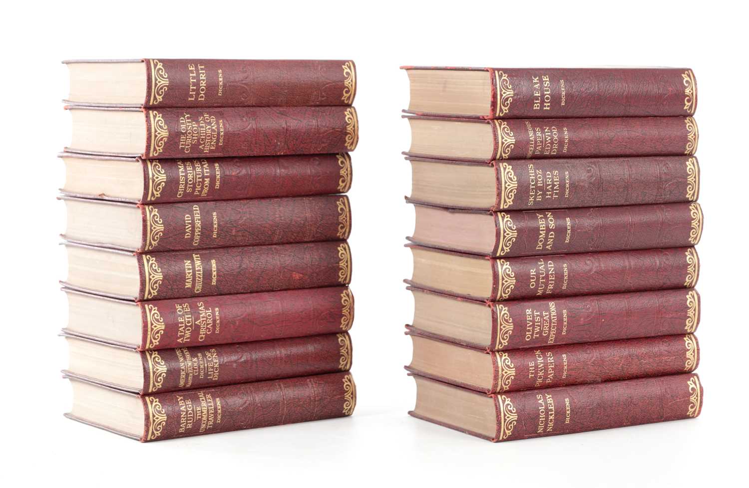 Lot 349 - A FULLY ILLUSTRATED SET OF CHARLES DICKENS NOVELS