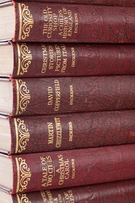 Lot 349 - A FULLY ILLUSTRATED SET OF CHARLES DICKENS NOVELS