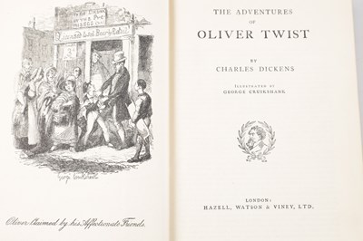 Lot 349 - A FULLY ILLUSTRATED SET OF CHARLES DICKENS NOVELS