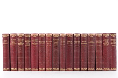 Lot 349 - A FULLY ILLUSTRATED SET OF CHARLES DICKENS NOVELS