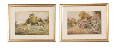 Lot 914 - CHARLES JAMES KEATS (BRITISH, 1856 - 1934) A PAIR OF WATERCOLOURS