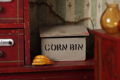 Lot 526 - A EARLY 20TH CENTURY MODEL PLAY SCENE OF A KITCHEN