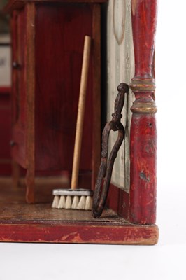 Lot 526 - A EARLY 20TH CENTURY MODEL PLAY SCENE OF A KITCHEN