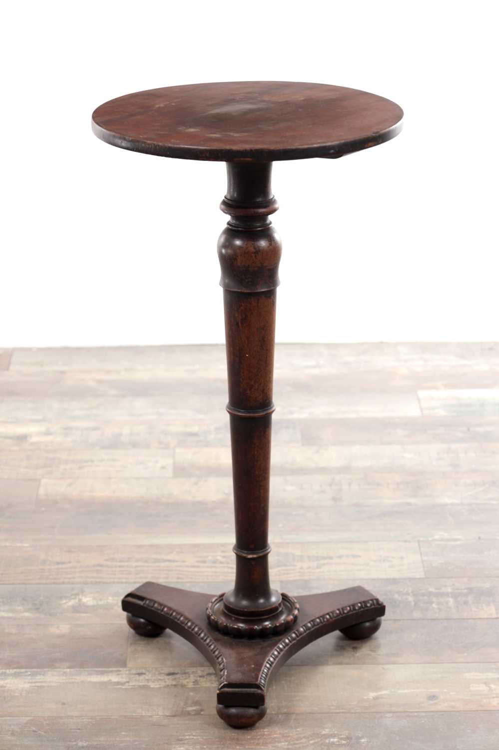 57 - A 19TH CENTURY MAHOGANY SIDE TABLE