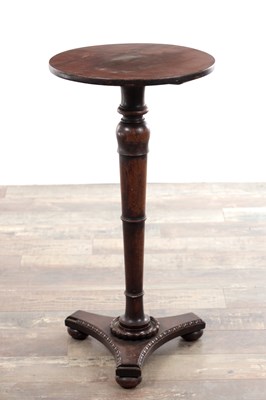 Lot A 19TH CENTURY MAHOGANY SIDE TABLE