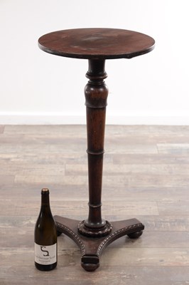Lot A 19TH CENTURY MAHOGANY SIDE TABLE