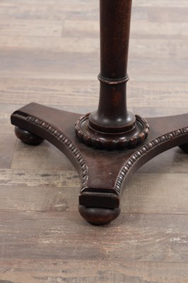 Lot A 19TH CENTURY MAHOGANY SIDE TABLE