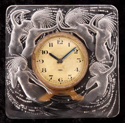 Lot 5 - R. LALIQUE, FRANCE
 A FINE NAIADES OPALESCENT...