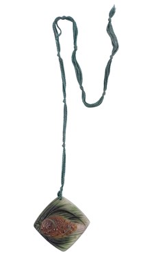 Lot 4 - AN EARLY 20TH CENTURY PÂTE-DE-VERRE GLASS NECKLACE BY GABRIEL ARGY-ROUSSEAU