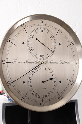 Lot 950 - AN EXTREMELY RARE OBSERVATORY TANK REGULATOR BY THOMAS MERCER, NO.500