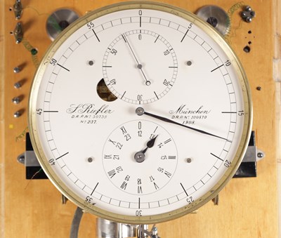 Lot 1072 - EX. ELGIN WATCH COMPANY RIEFLER OBSERVATORY REGULATOR CLOCK