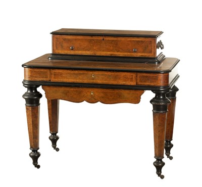 Lot 768 - A LATE 19TH CENTURY INTERCHANGEABLE MUSIC BOX