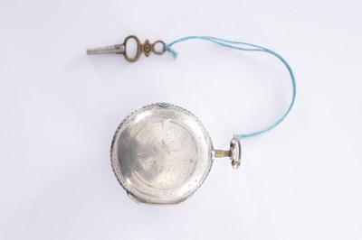 Lot 299 - BORDIER, GENEVE. AN 18TH CENTURY SILVER PAIR CASED VERGE POCKET WATCH