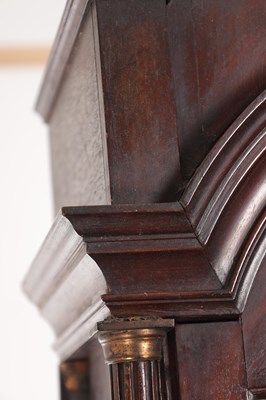 Lot 958 - THOMAS ISLES, LONDON. A GOOD GEORGE III FIGURED MAHOGANY EIGHT DAY LONGCASE CLOCK