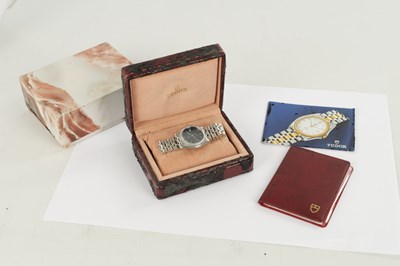 Lot 302 - A GENTLEMAN'S VINTAGE TUDOR MONARCH STAINLESS STEEL WRISTWATCH