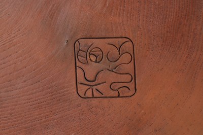Lot 60 - A LARGE CASED JAPANESE MEIJI PERIOD CARVED HARDWOOD SCULPTURE BY ISHIKAWA KOMEI