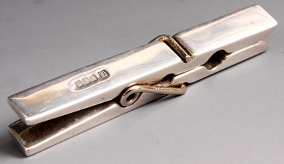 Lot 193 - An Elizabeth II solid silver novelty PAPER...