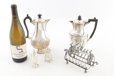Lot 184 - A COLLECTION OF SILVER ITEMS