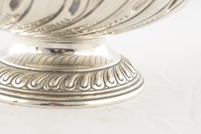 Lot 100 - A LATE 19TH CENTURY SILVER ROSE BOWL
