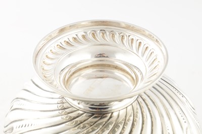 Lot 100 - A LATE 19TH CENTURY SILVER ROSE BOWL