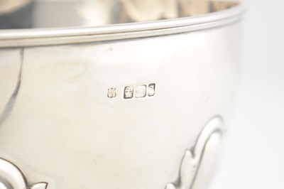 Lot 100 - A LATE 19TH CENTURY SILVER ROSE BOWL