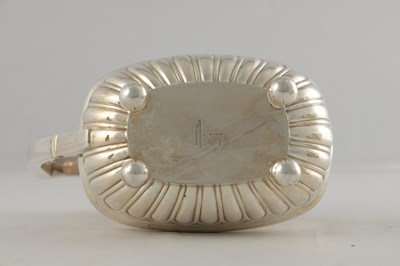 Lot 107 - A GOOD QUALITY GEORGE VI SILVER FOUR PIECE SILVER TEA SERVICE