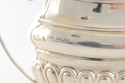 Lot 107 - A GOOD QUALITY GEORGE VI SILVER FOUR PIECE SILVER TEA SERVICE